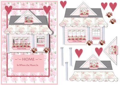 Home is Where the Heart is - Decoupage