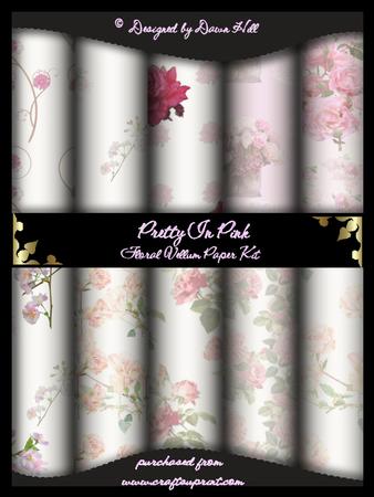 Pretty in Pink - Floral Vellum Paper Set