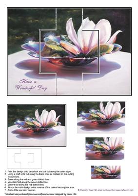 Magnolia Blossom - Swing Card