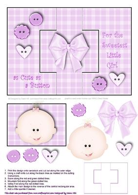 Cute as a Button - Baby Girl