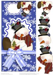 Pop Out Snowman