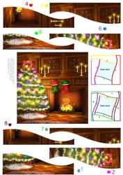 Warm & Cosy Christmas - Wavy Edge Spiral Ss