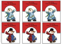 Snowmen 1 - Place Settings