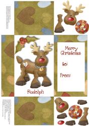 Rudolph 5 Min Gift/money Envelope