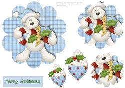 Beary Christmas - Scallop Pyramid Wobble Card Part 2