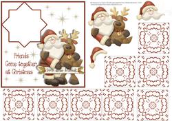 Dear Friends - Tea Bag Tiles +decoupage