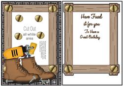 Have Fixed It for You - Male Shaker Card