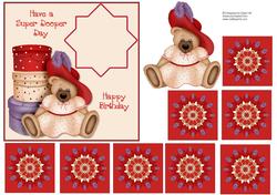 Have a Super Dooper Day - Teabag Tile + Card Front