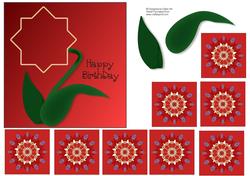 Flower Power - Red