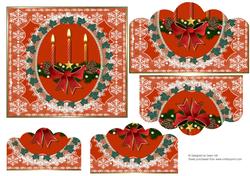 Holly & Ivy - Orange - Bottom Shell Stacker