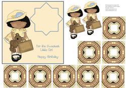 For the Sweetest Little Girl + Teabag Tiles