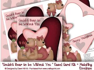 Couldn't Bear to Be Without You - Easel Kit