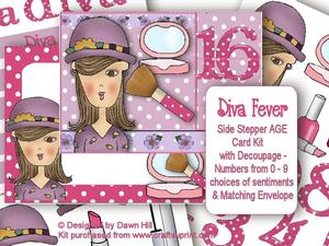 Diva Fever - Age Card Kit - Side Stepper