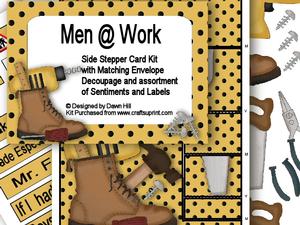 Men @ Work - Side Stepper Card Kit