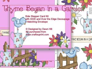 Thyme Began in a Garden - Side Stepper Card Kit