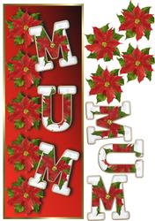 Christmas Mum - Dl Card + Decoupage