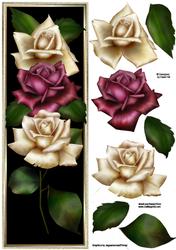 Celebrations Roses Spray - Dl + Decoupage