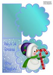 Snowbaby 1st Christmas - Boy