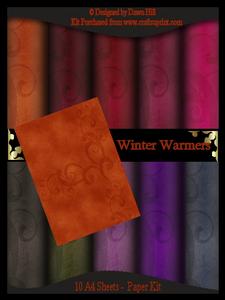 Winter Warmers - Background Paper Kit
