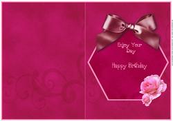 Chocolates Are Like Birthdays - Insert