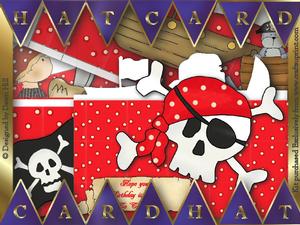 Hat Card Kit - Jolly Roger