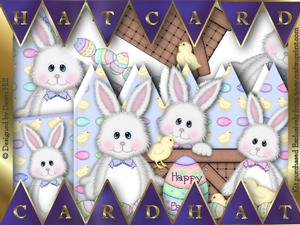 Hat Card Kit - Happy Easter - Boy