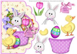 Easter Bunny & Duckling