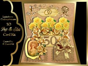 Pop & Slot - Golden Rose Award - 50th Wedding