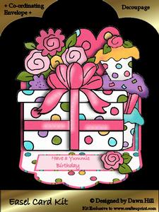 Easel Card Kit - Yummie Birthday