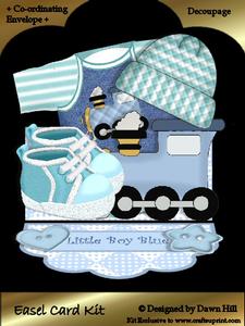 Easel Card Kit - Little Boy Blue