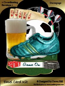 Easel Card Kit - Game On