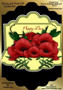 Scallop Pop Up Kit - Poppy Love