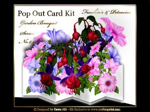 Popout Kit - Garden Bouquet Fuschia Petunia