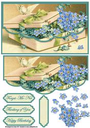 Forget-me-not - Envelope Card