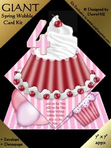 Giant Spring Wobble Card Kit - Wibble Wobble