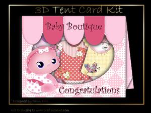 Baby Boutique - 3D Tent Card Kit