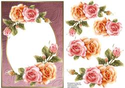 Moonbeam Roses Aperture Card
