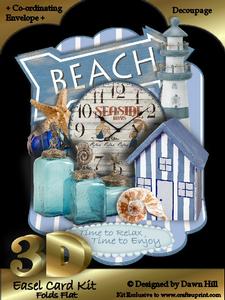 Time to Relax, Time to Enjoy - 3D Easel Card Kit