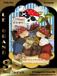 High Seas Birthday Adventure - Le Grand 3D Easel Kit