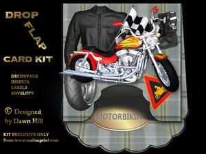 Drop Flap Card Kit - Motorbiking