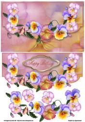 Pansy Faux Envelope