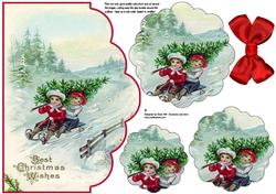 Scallop Topper & Pyramid - Vintage Tobogganing
