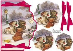 Vintage Scallop Topper & Pyramid - Singing for Their Supper