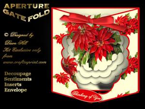 Aperture Gatefold Card Kit - the Christmas Flower