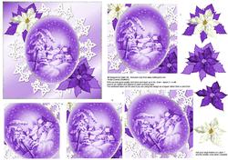 Pretty Purple Paradise - Diamond Pyramid Twist