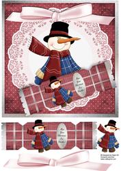 Hope Your Christmas is a Cracker - Snowman 3