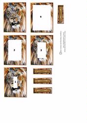 Lion Inverted Tunnel Pyramid Topper