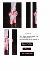 Ballet Slippers Side Panel Topper