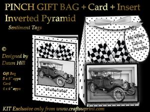 Pinch Bag + Card - One Careful Owner