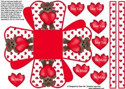 Treat Basket - Love Hearts
